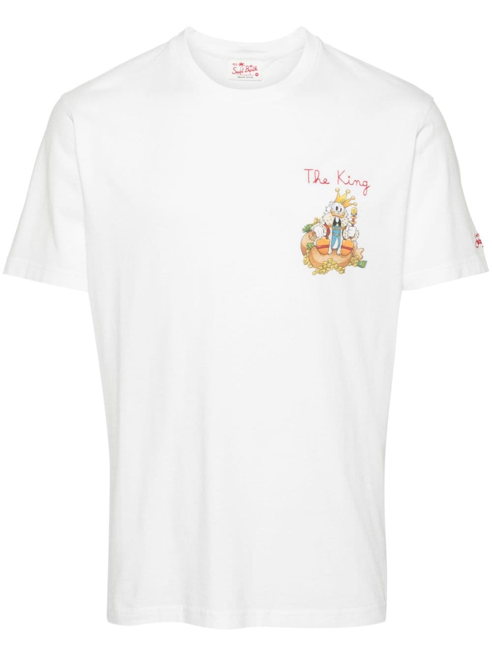 Mc2 Saint Barth X Disney® Cartoon-print T-shirt In White