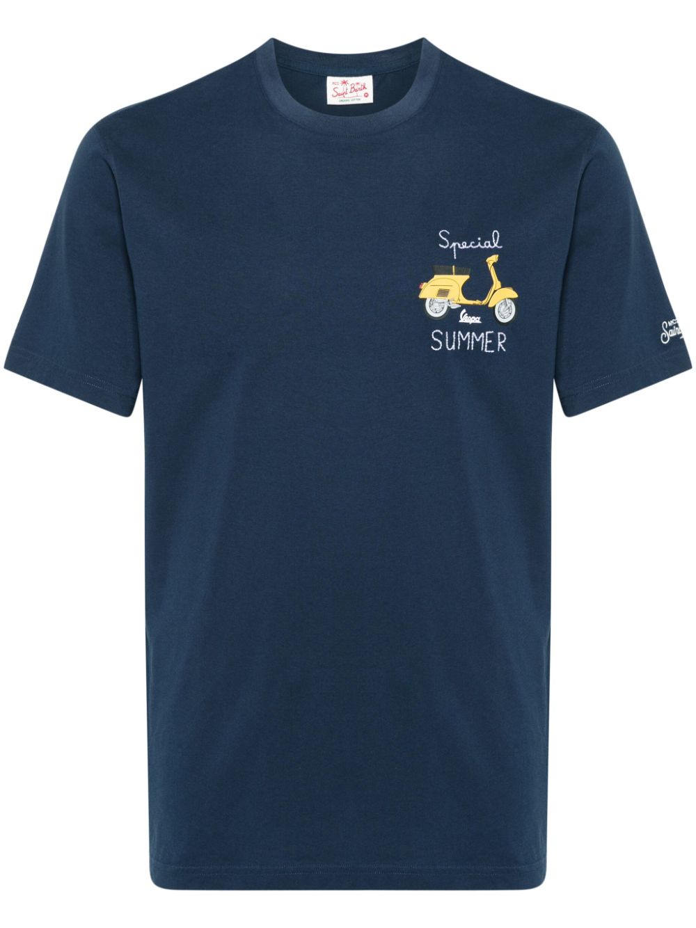MC2 Saint Barth x Vespa T-shirt met print Blauw