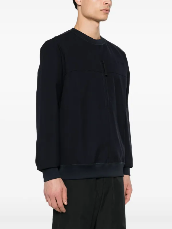 STONE 】コンパスバッジ スウェットシャツ ネイビー Stone Island