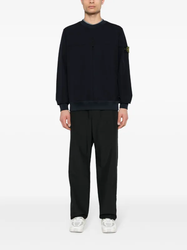 Stone Island コンパスバッジ スウェットシャツ | ブルー