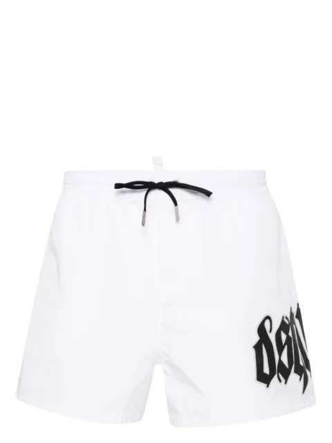 DSQUARED2 Gothic logo-print swim shorts