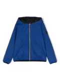 Herno Kids logo-patch bomber jacket - Blue