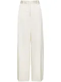 Jil Sander twill-weave pressed-crease trousers - Neutrals