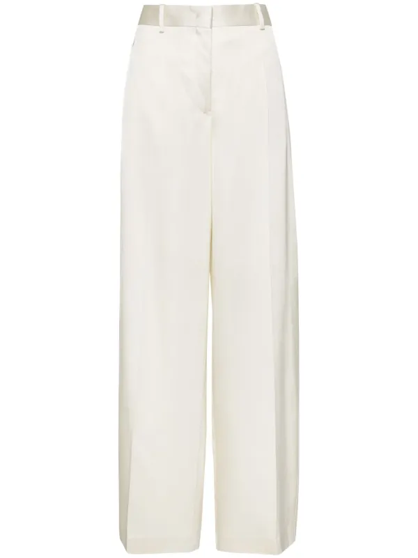 【定価¥137,500】JIL SANDER センタープレスパンツ Jil Sander センタープレス パンツ | ブラック | FARFETCH JP