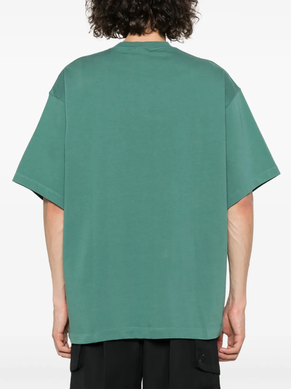 Nike Solo Swoosh cotton T-shirt Groen