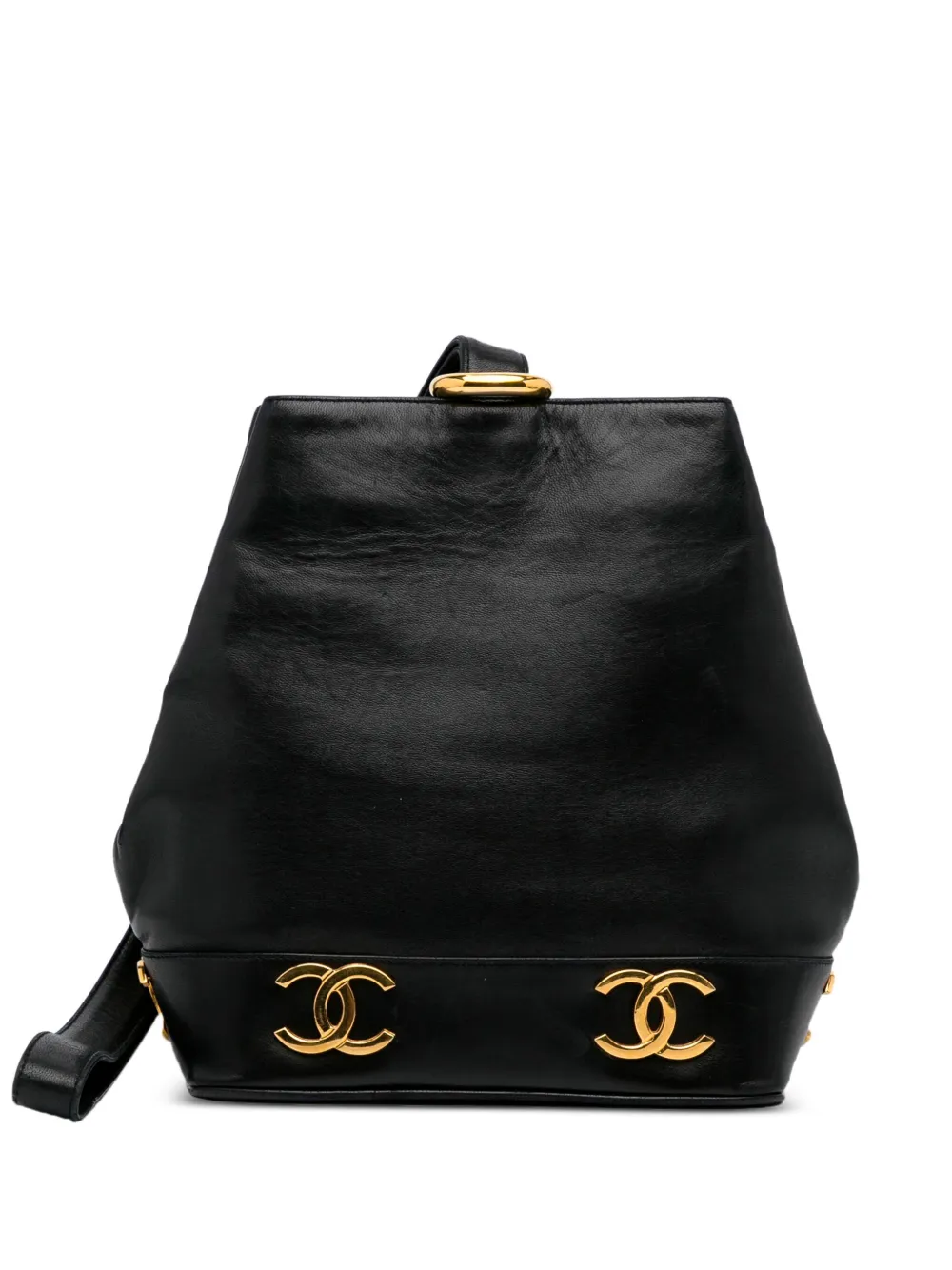 CHANEL Pre-Owned 1991-1994 CC Bucket shoulder bag – Black