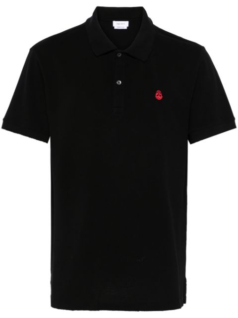 Alexander McQueen inverted-skull polo shirt Men