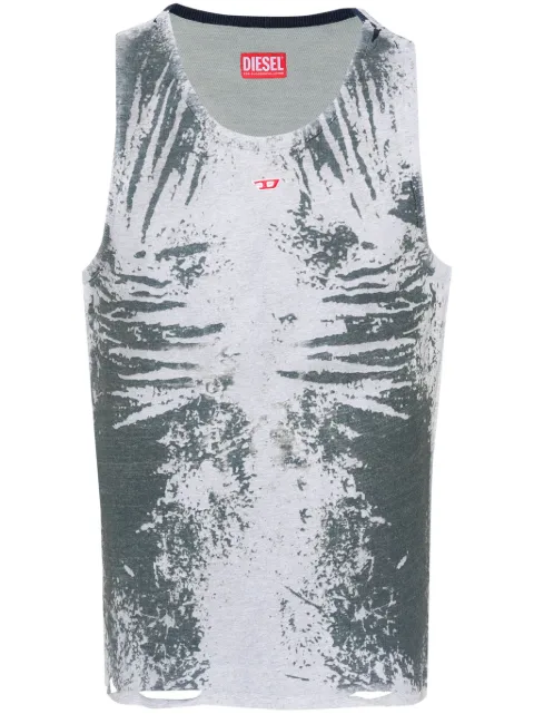 Diesel embroidered-logo tank top