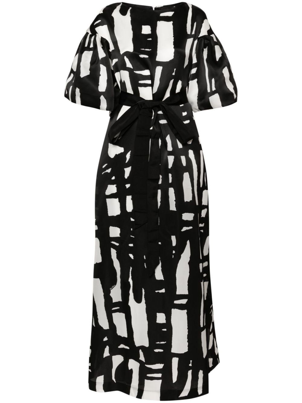 Max Mara Maxi-jurk met print Zwart
