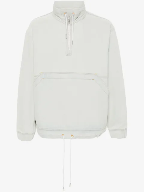 Maison Kitsuné logo-patch denim jacket