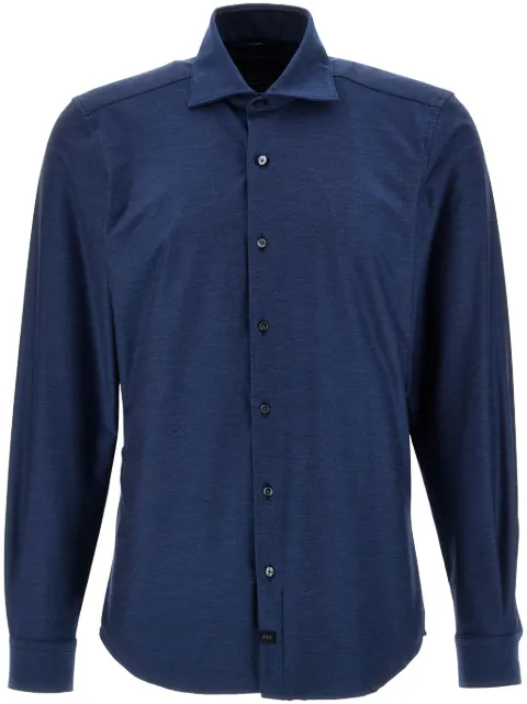 Fay cutaway collar shirt