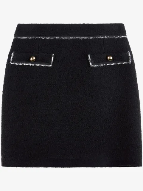 Fay bouclé mini skirt