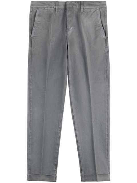 Fay straight-leg gabardine trousers