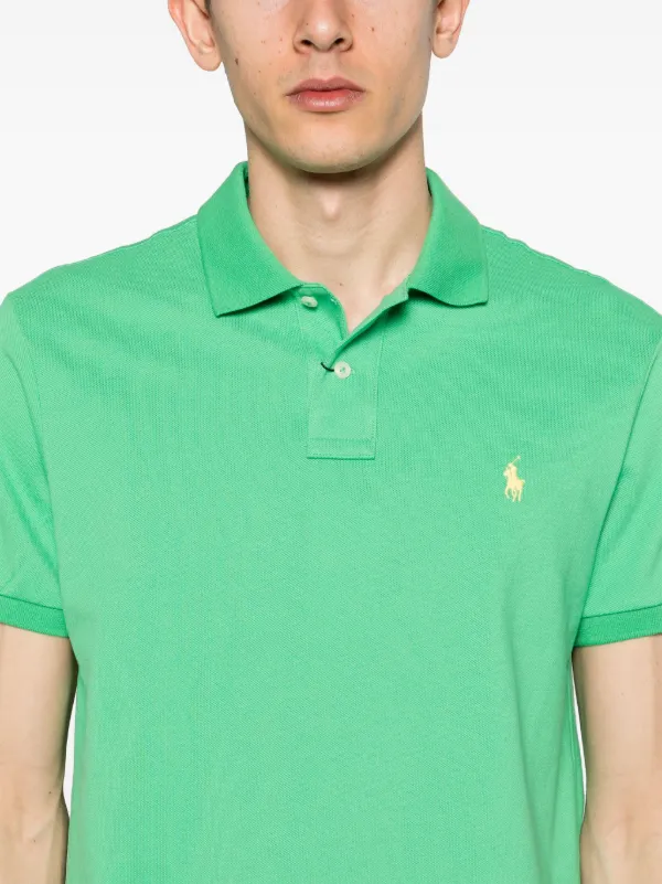 Polo Ralph Lauren Polo Pony Cotton Polo Shirt Green FARFETCH AE