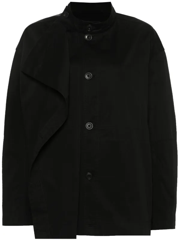 Cotton Satin Overshirt by Lemaire- La Garçonne