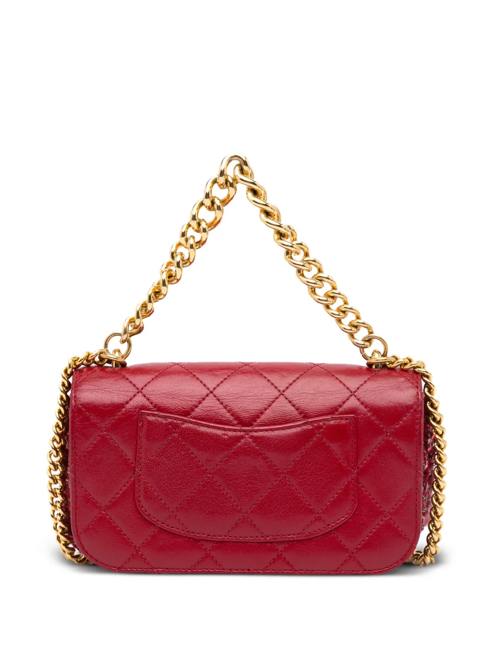 CHANEL Pre-Owned 2017-2018 CC Matelasse Tweed Single Flap crossbody bag - Veelkleurig