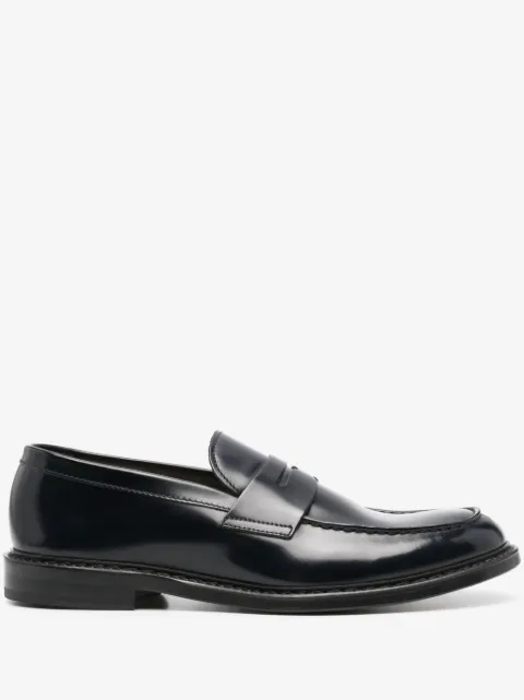 Doucal's apron-stitching leather loafers