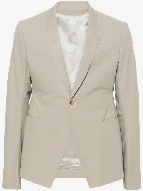 Rick Owens blazer de popelina con botones