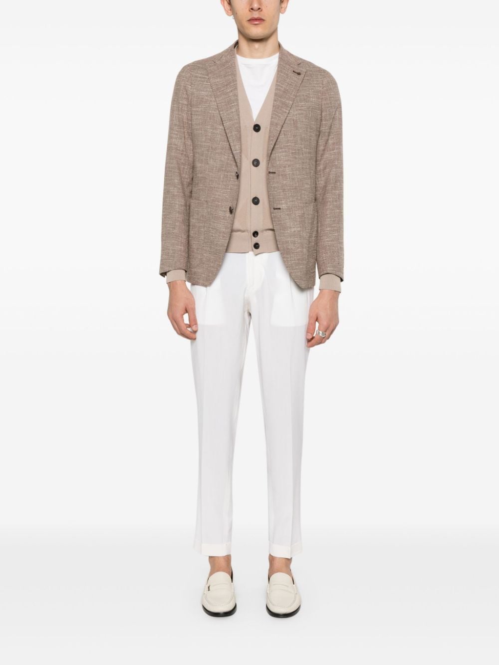 Tagliatore single-breasted blazer - Bruin