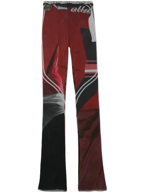 Ottolinger sheer mesh printed leggings