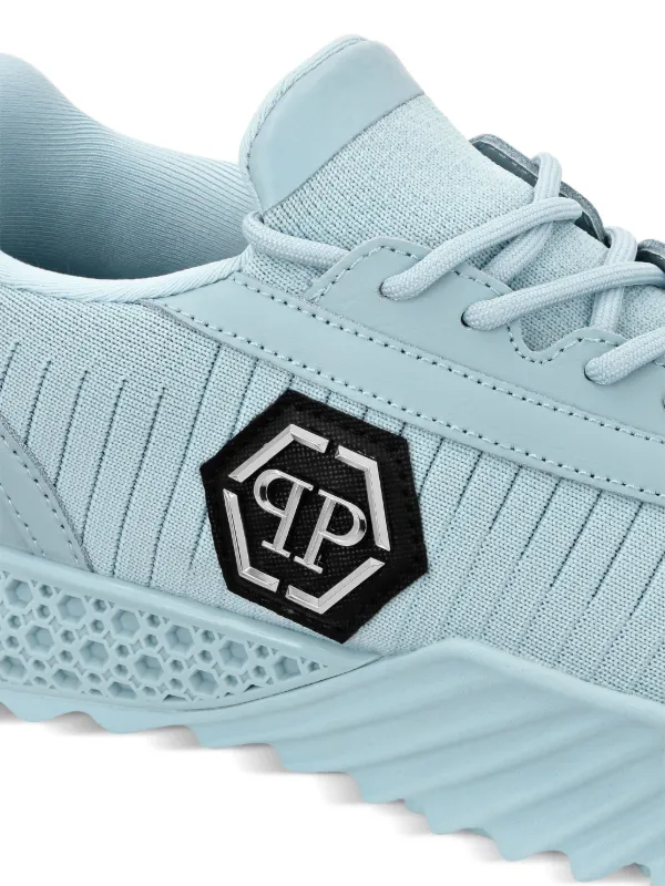 Philipp Plein Runner Hexagon Sneakers | Blue | FARFETCH JO