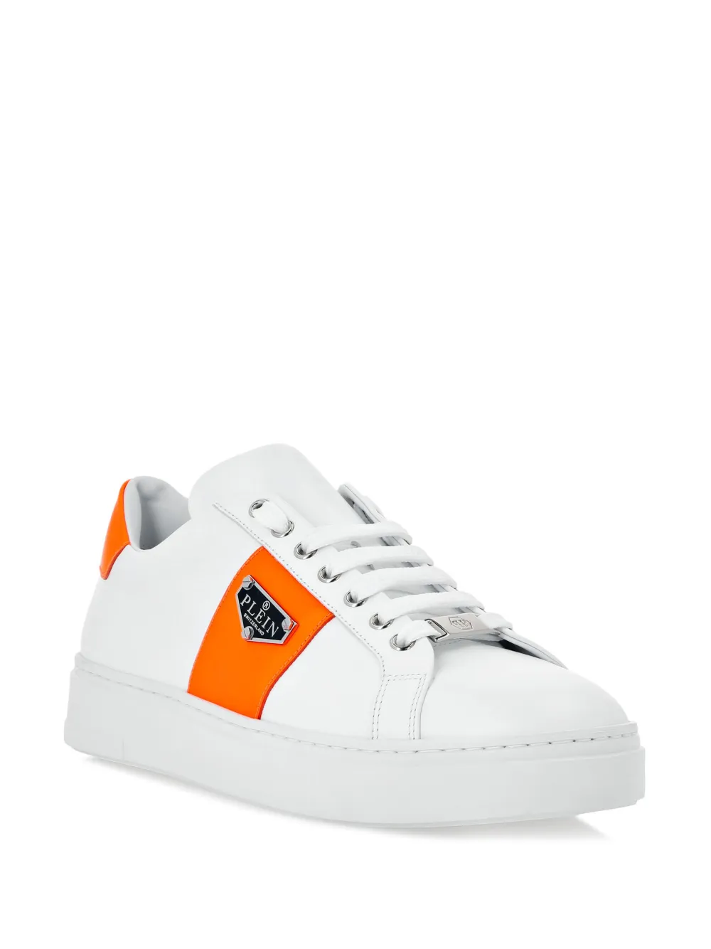 Philipp Plein Triangle Plein low-top sneakers - Wit