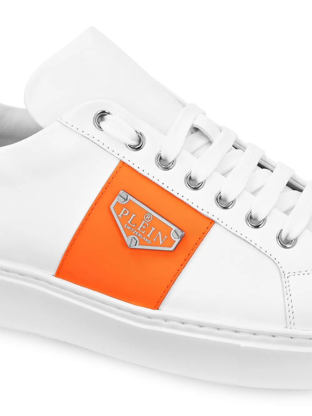 Philipp Plein Triangle Plein Lo-Top Sneakers White