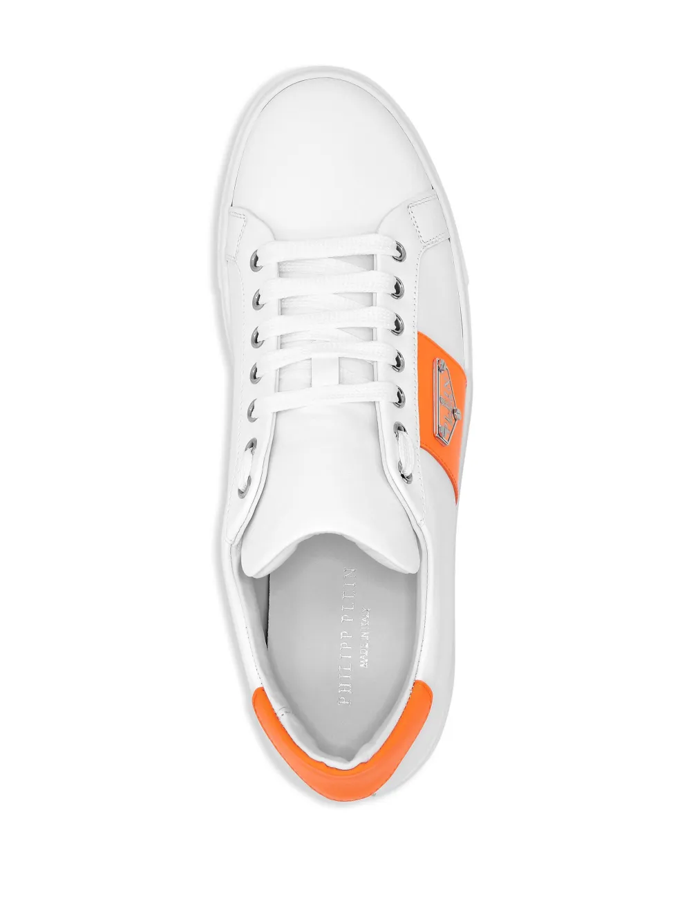Philipp Plein Triangle Plein Lo-Top Sneakers White