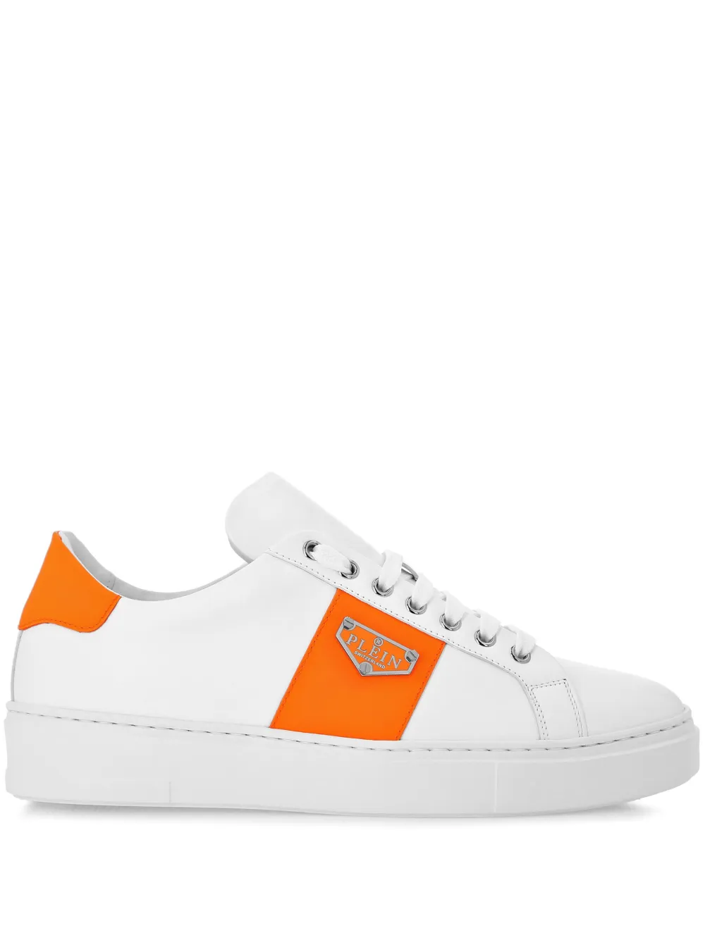 Philipp Plein Triangle Plein Lo-Top Sneakers White