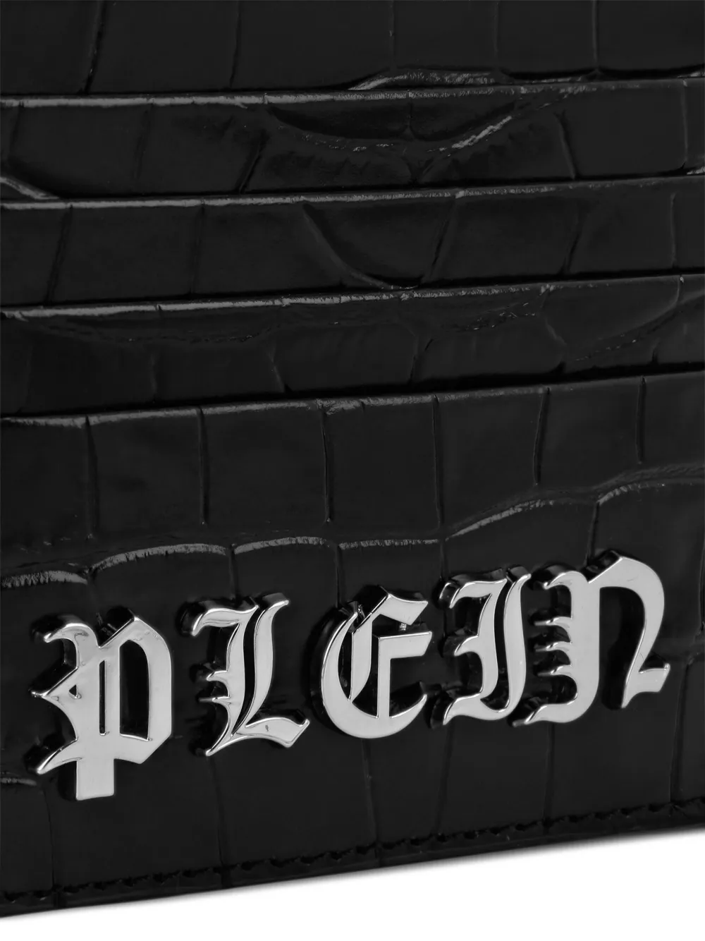 Philipp Plein crocodille-effect cardholder Men