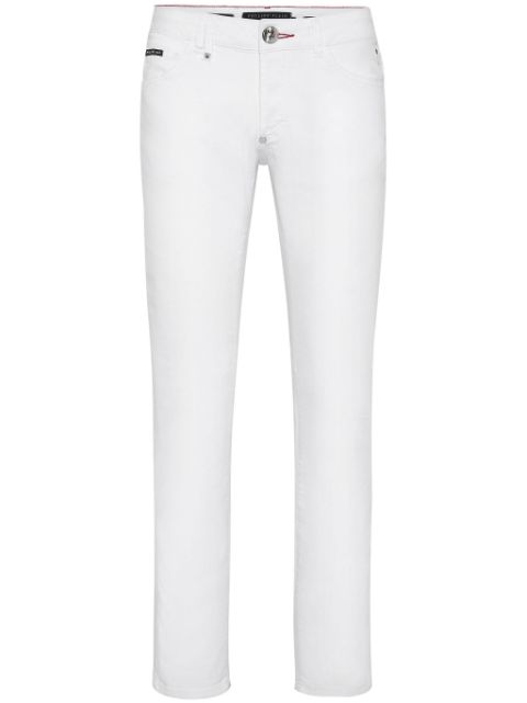 Philipp Plein tiger-applique straight-leg jeans Men