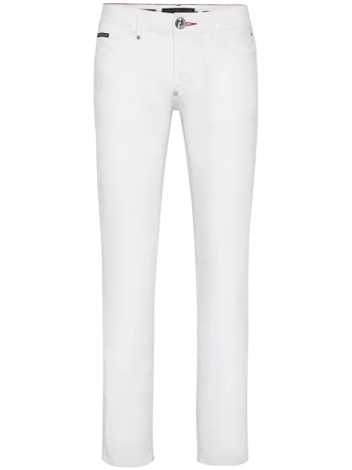 Jean droit à appliqué tigre - Philipp Plein - Modalova