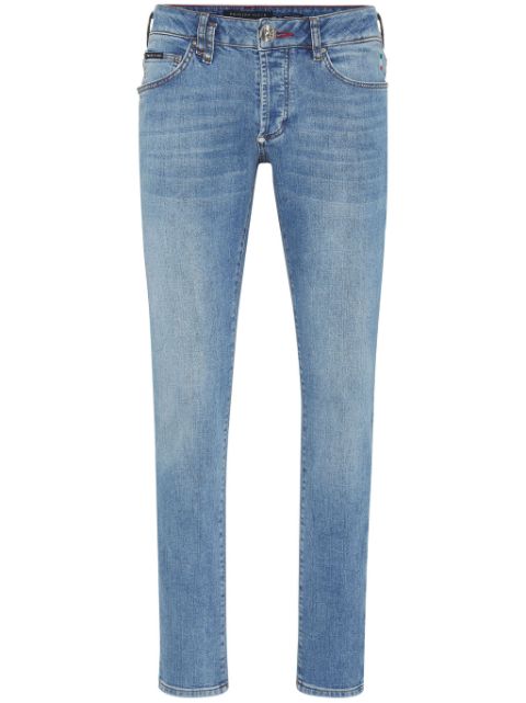 Philipp Plein low-rise slim-fit tapered jeans Men