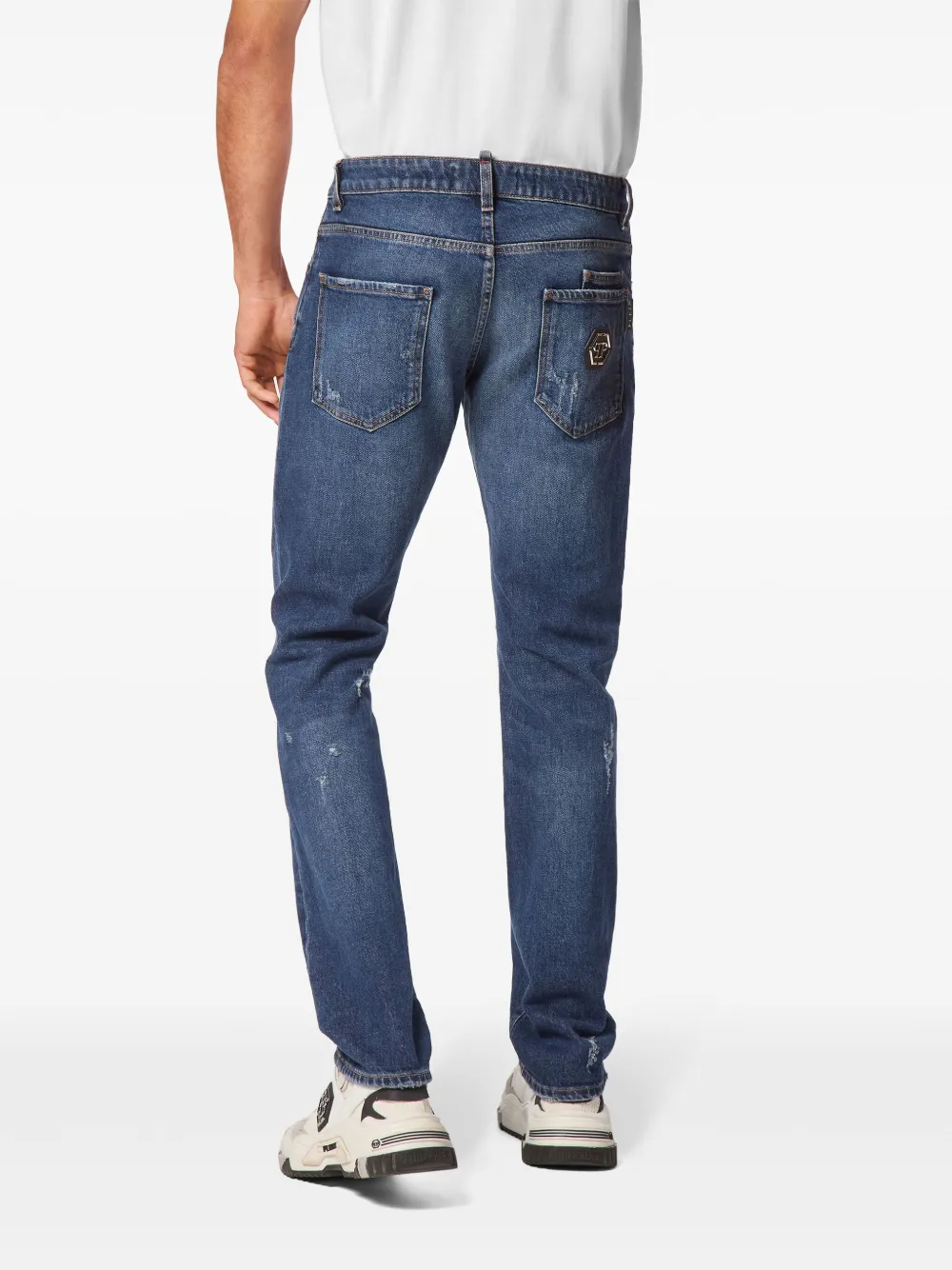 Philipp Plein Straight Supreme Jeans Blau FARFETCH DE