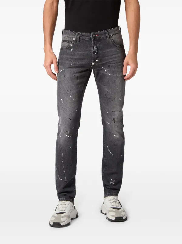 PHILIPP PLEIN デニムジャケットスカーフェイス (PHILIPP PLEIN