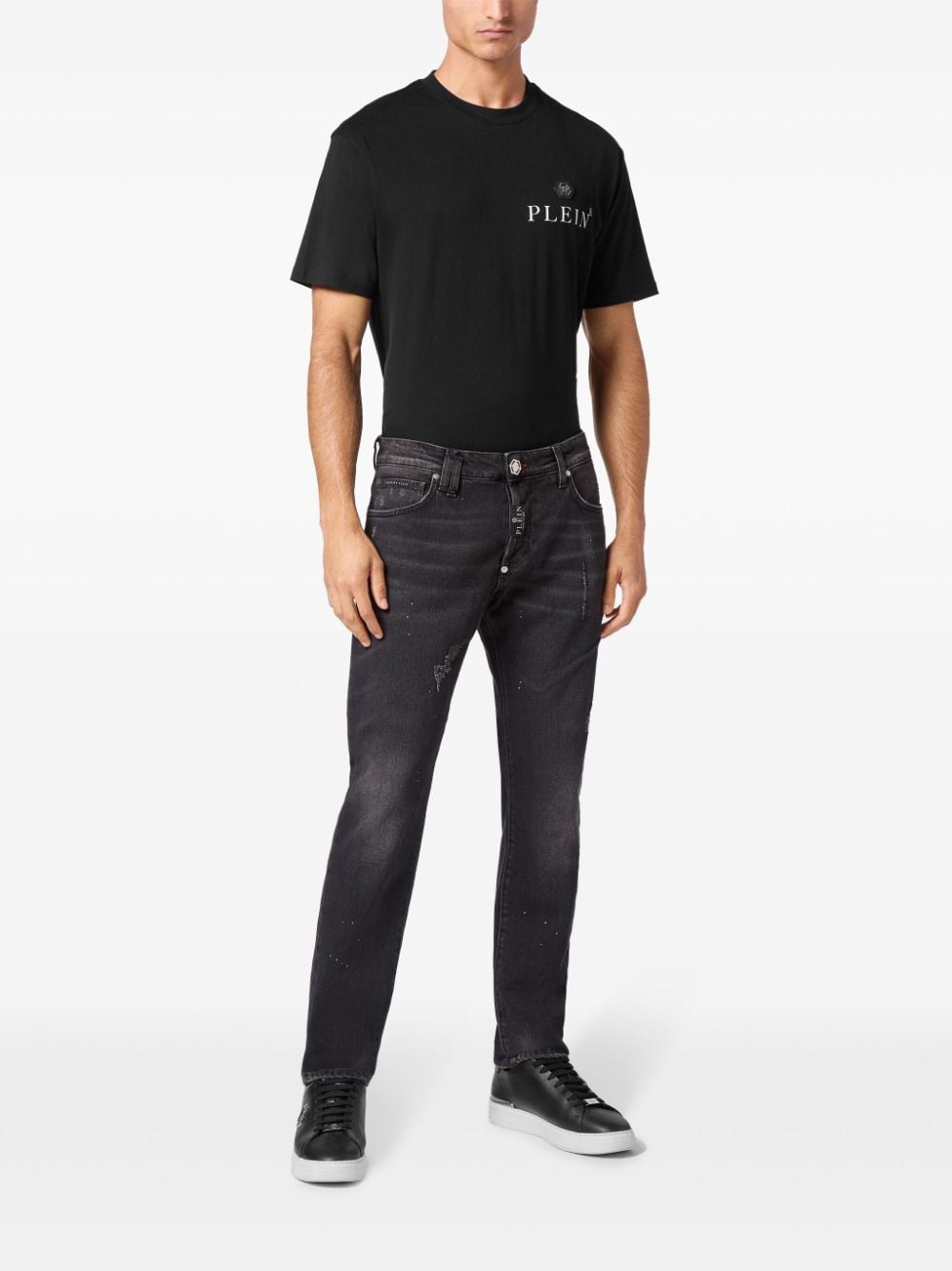 Philipp Plein Super straight jeans - Grijs