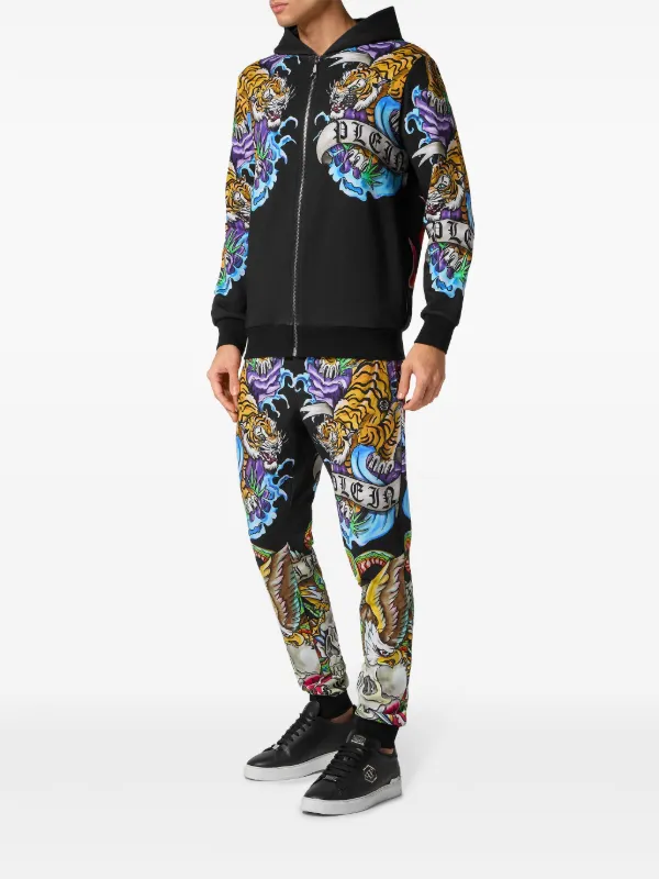 Philipp Plein Love Tattoo ノースリーブパーカー Philipp Plein Love Tattoo ノースリーブパーカー | ブラック