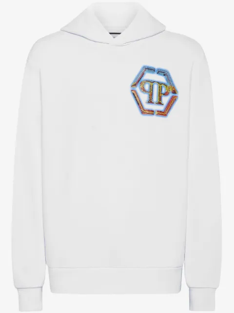 Philipp Plein hoodie con logo estampado