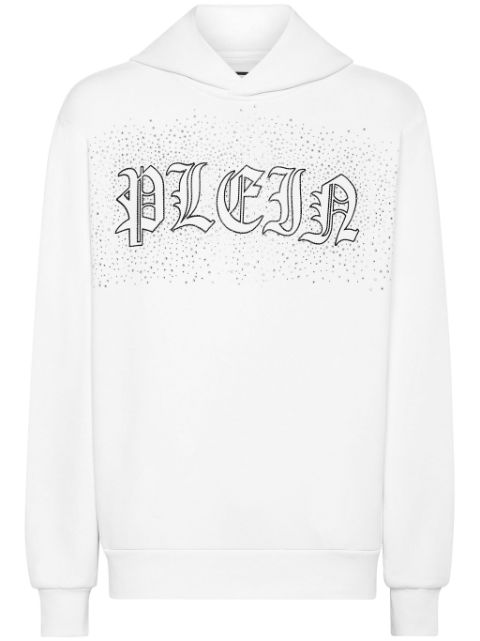 Philipp Plein embellished logo-print hoodie Men