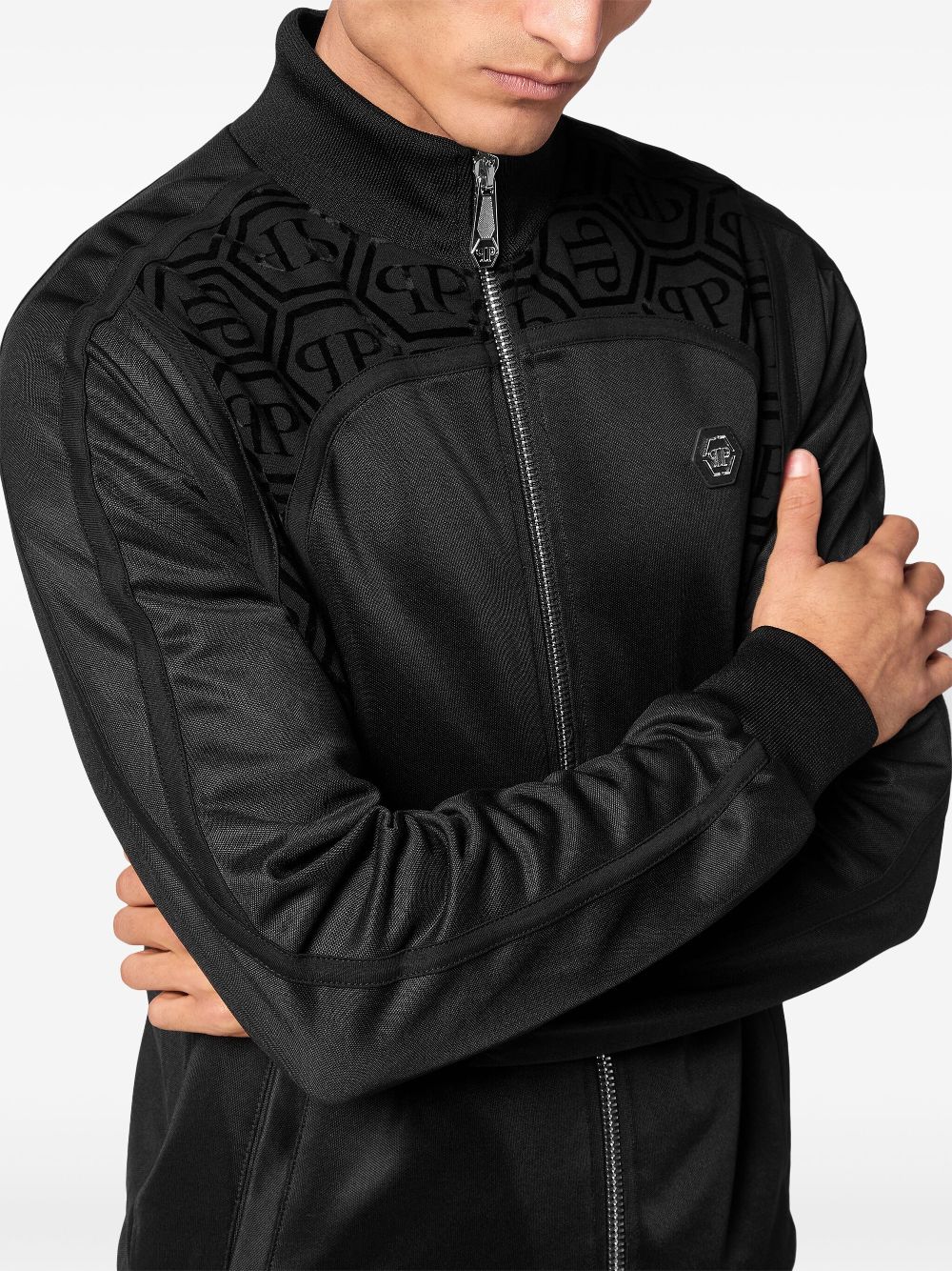 Philipp Plein monogram track jacket Men