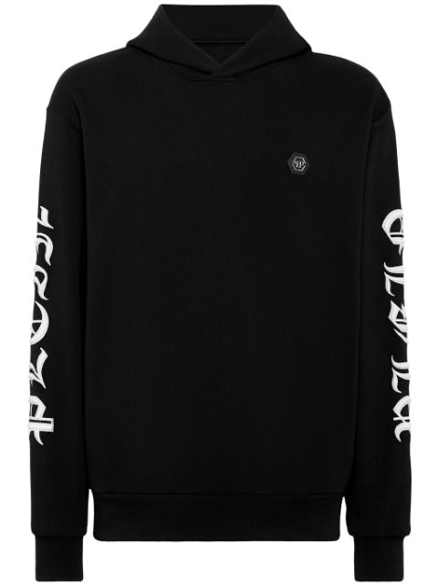 Philipp Plein Gothic Plein cotton hoodie Men