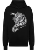 Philipp Plein Crystal Tattoo crystal-embellished hoodie - Black