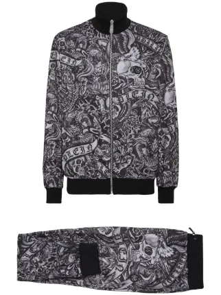 Philipp Plein Tattoo トラックスーツ | ブラック | FARFETCH JP