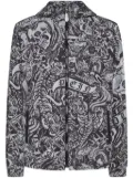 Philipp Plein tattoo windbreaker - Black