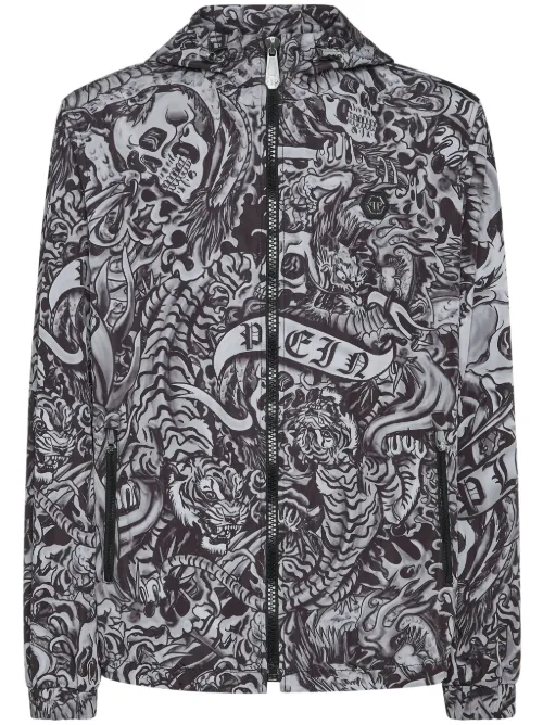 Philipp Plein coupe-vent - Noir - Philipp Plein - Modalova