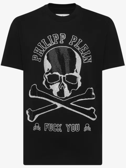 Philipp Plein playera con motivo Skull