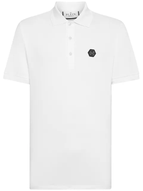 Philipp Plein Skull-print cotton polo shirt