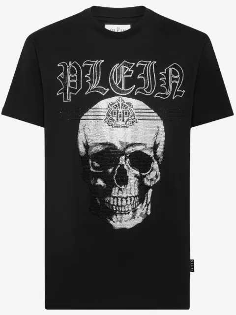 Philipp Plein playera con logo estampado