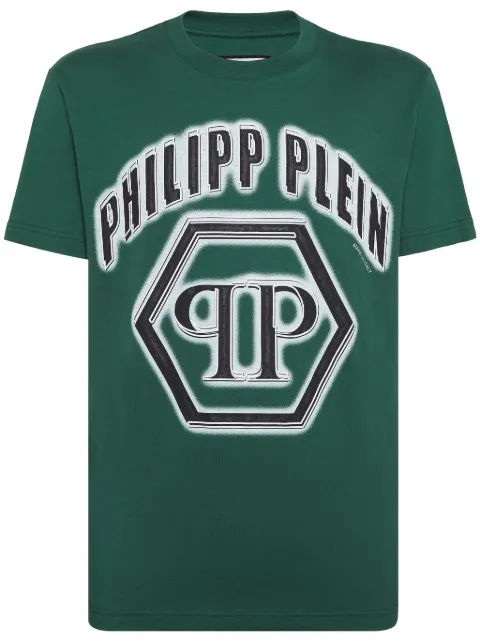 Philipp Plein playera con logo estampado