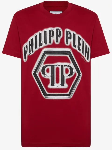 Philipp Plein playera con logo estampado